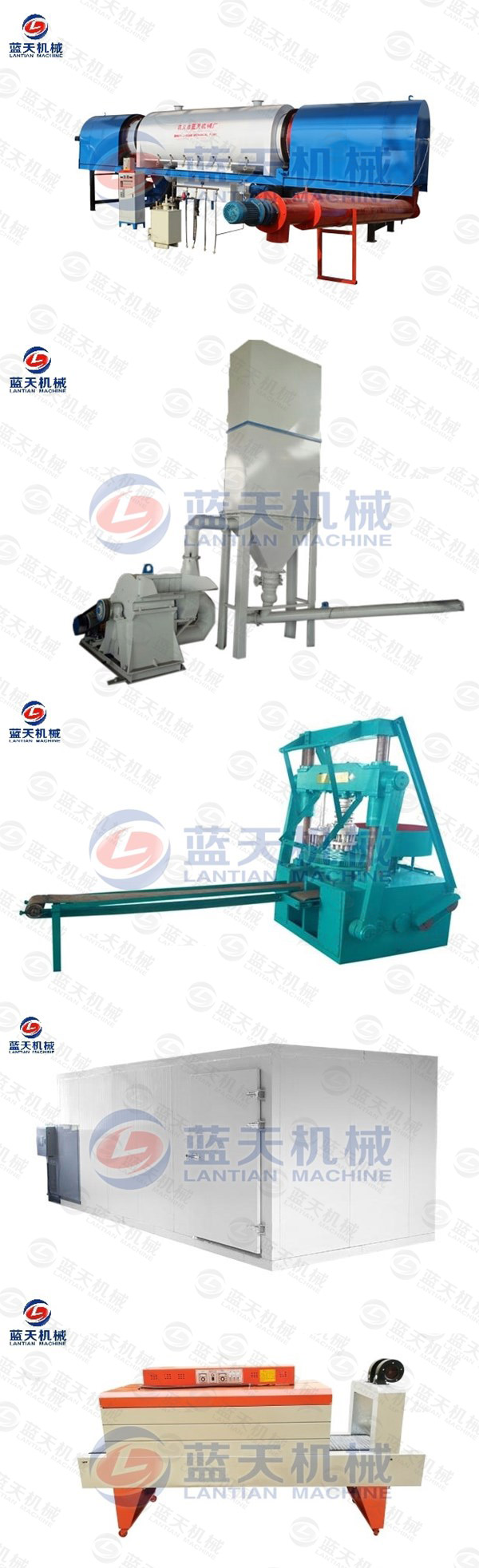 BBQ charcoal briquetting machine