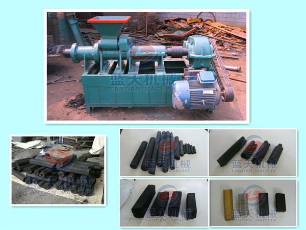 coconut shell charcoal extruding machine