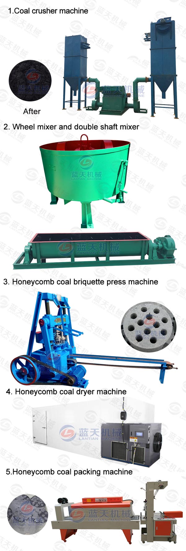 Honeycomb Coal Briquette Press Machine