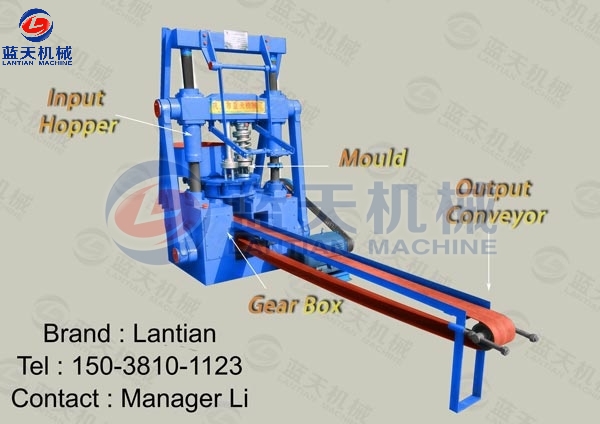 BBQ Charcoal Briquette Making Machine