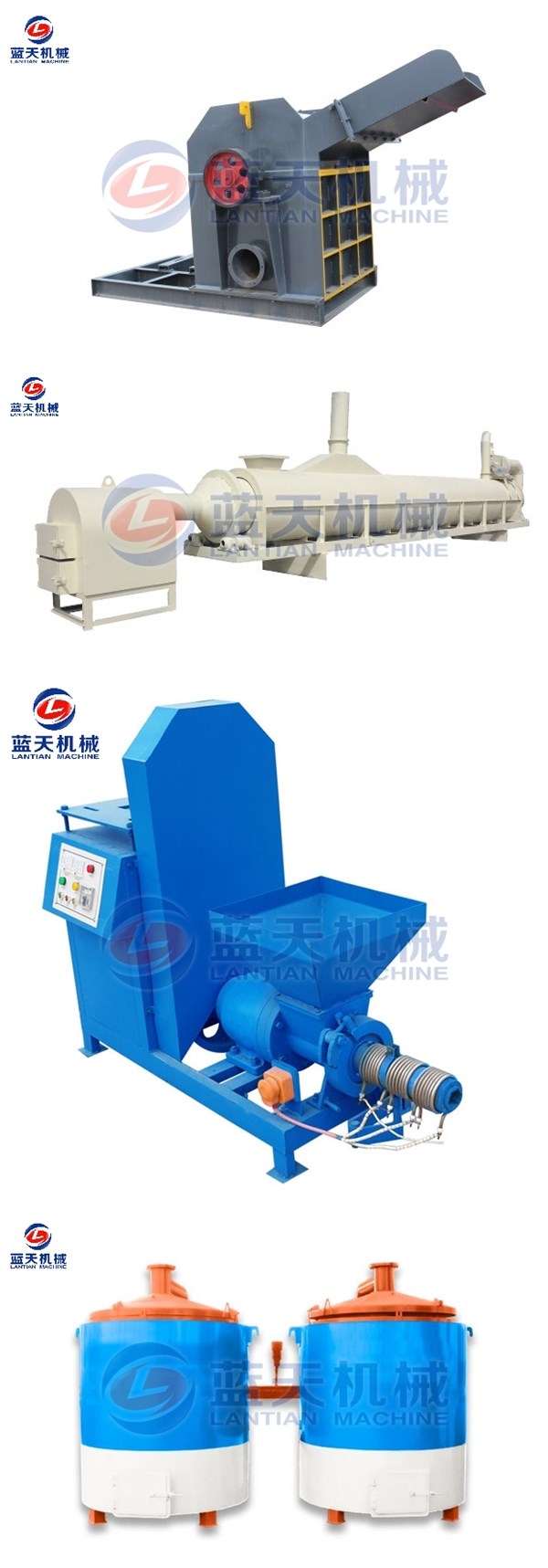 Sugarcane Bagasse Extruder Machine