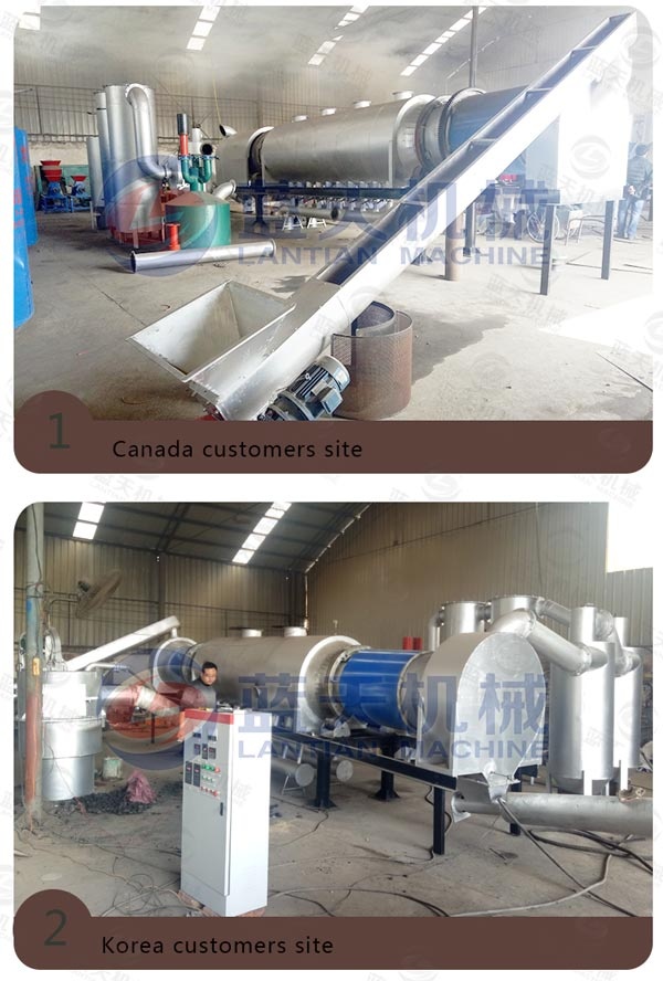 Palm Kernel Shells Carbonization Furnace