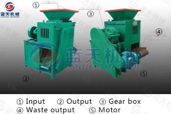 Dried Powder Ball Briquette Machine