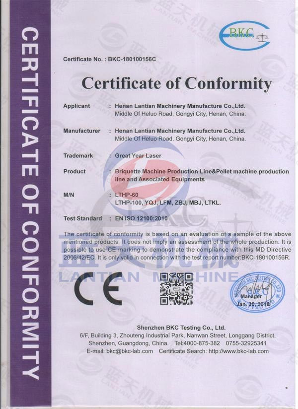 CE Certificate